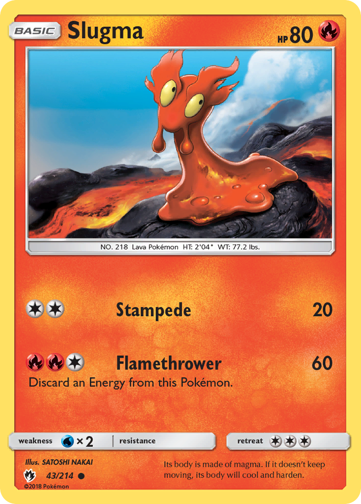 Lost Thunder Slugma #43/214